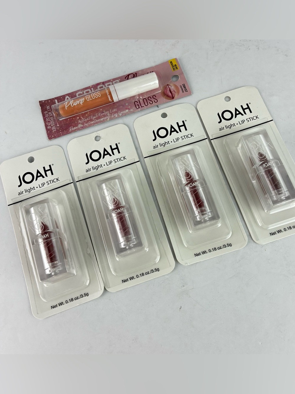 Joah and LA Colors Bundle of 5 NIP Lip Gloss & Lip Plumper